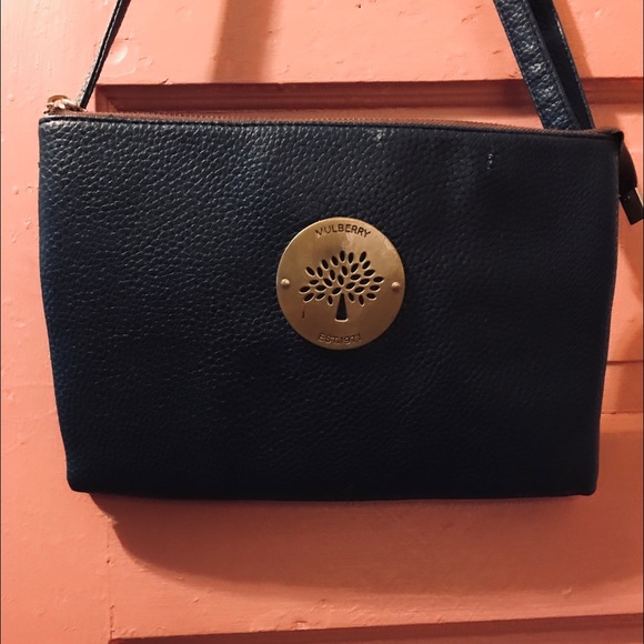 Mulberry Handbags - MULBERRY Blue Messenger Small Shoulder Bag